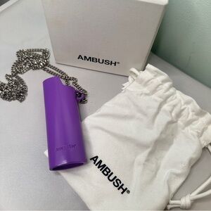 AMBUSH® Purple Lighter Case Necklace (Full Set)